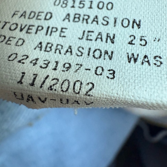 VTG Tommy Hilfiger Women’s Size 16 Stovepipe Jeans 2002 Short Inseam 24 Inches - Picture 5 of 16